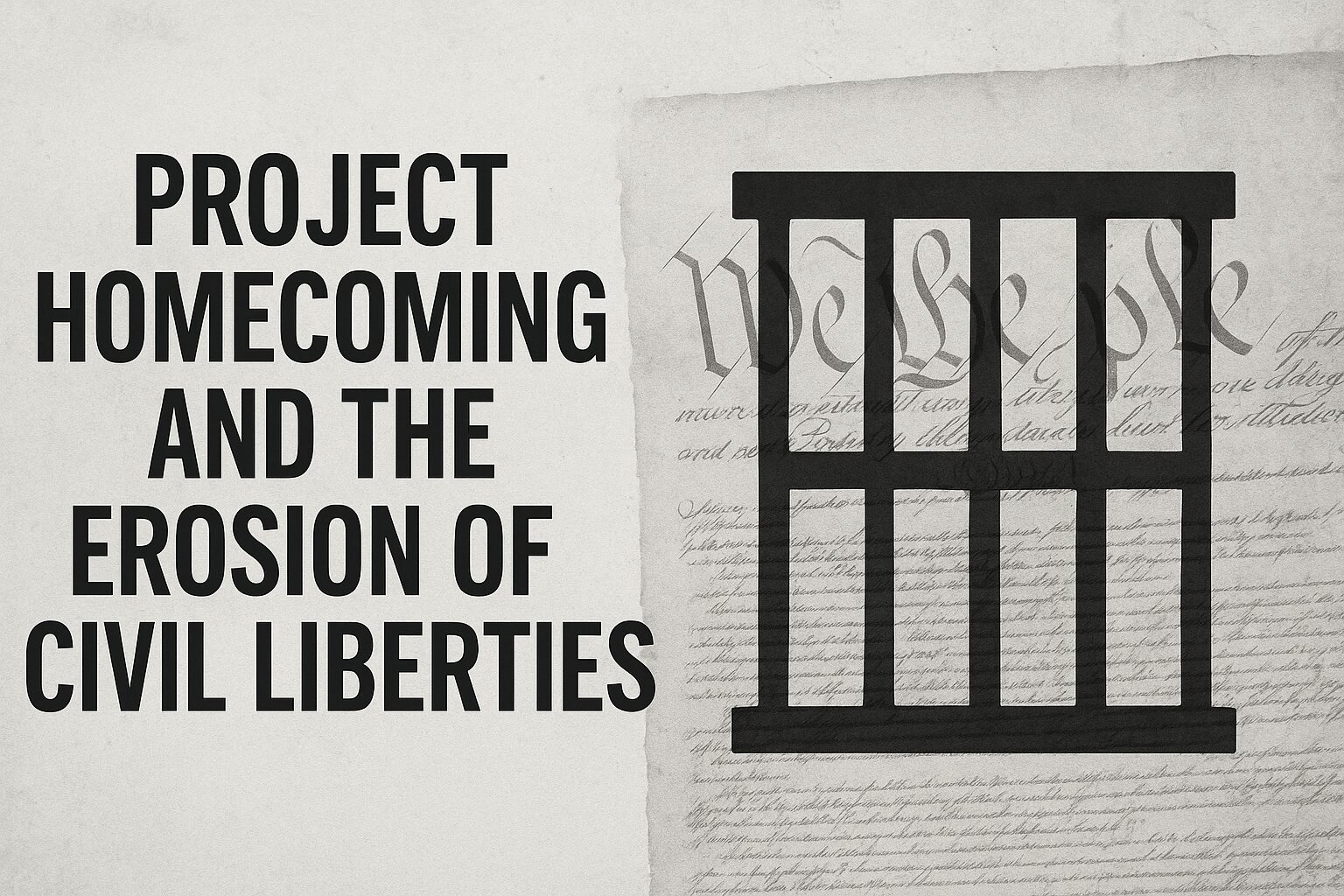 Title: Project Homecoming and the Erosion of Civil Liberties